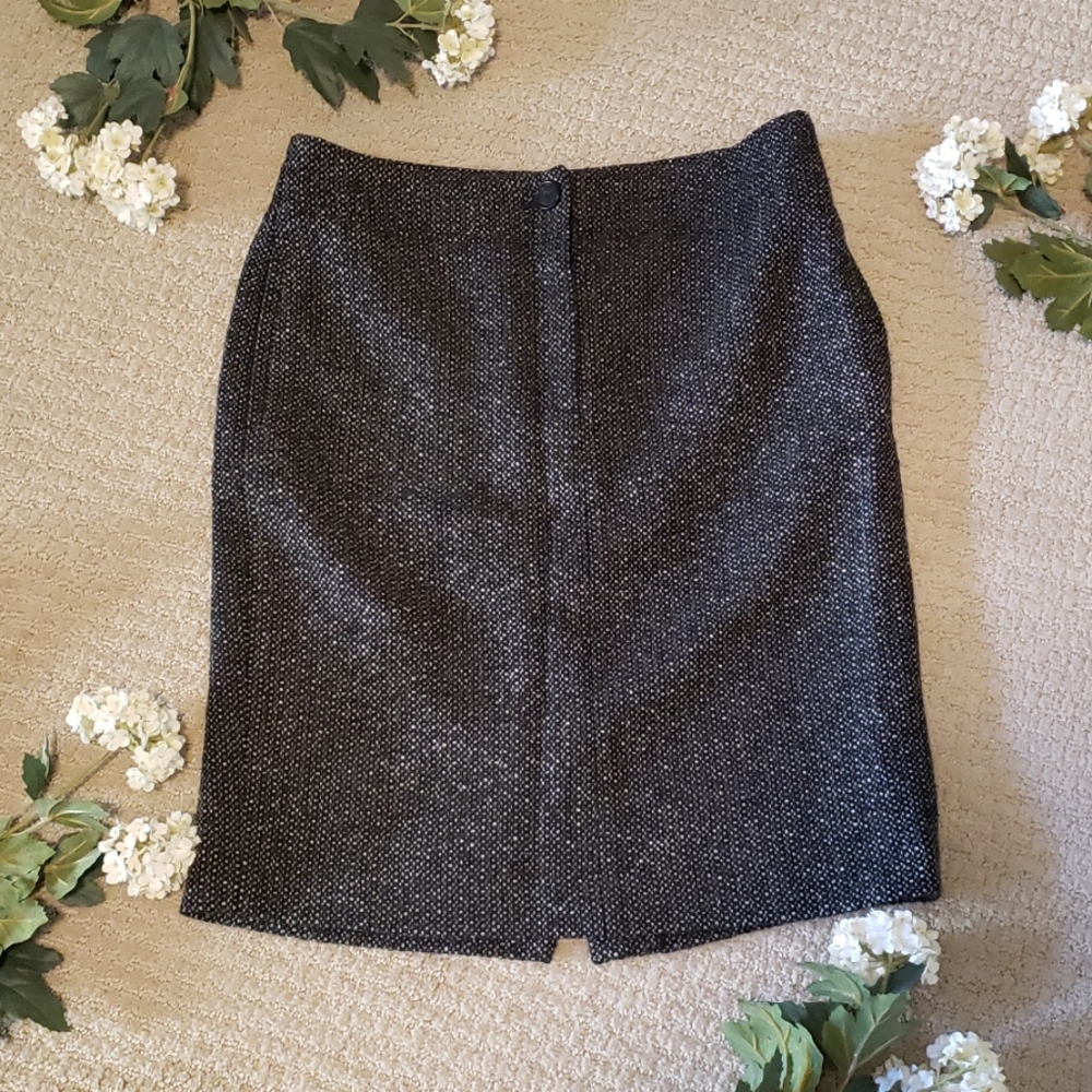 LOFT Tweed Pencil Skirt w pockets, 8